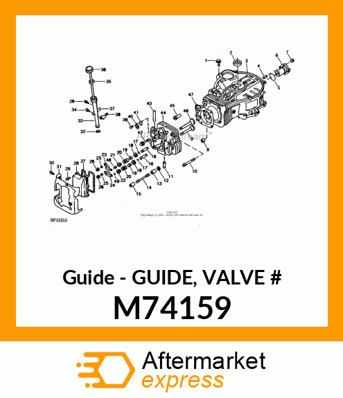 Guide - GUIDE, VALVE # M74159