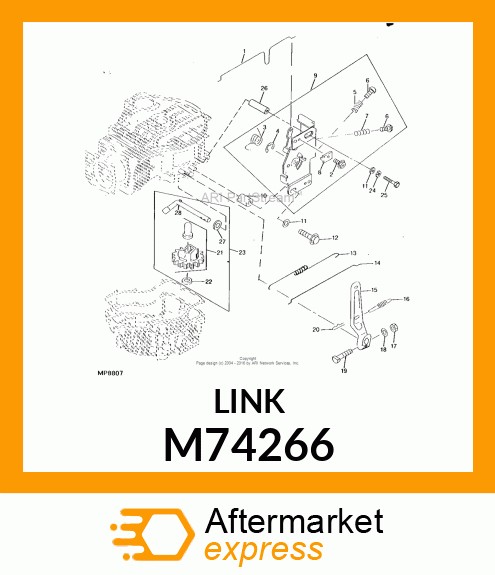 Pin - LINK, CHOKE M74266