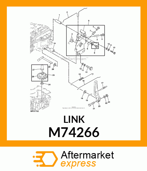 Pin - LINK, CHOKE M74266