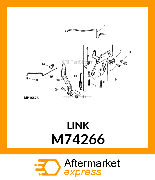 Pin - LINK, CHOKE M74266