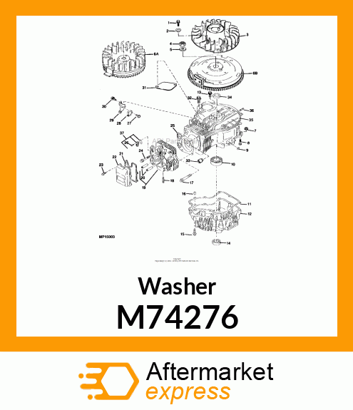 Washer M74276