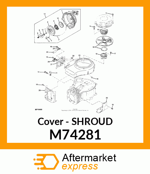 Cover - SHROUD M74281