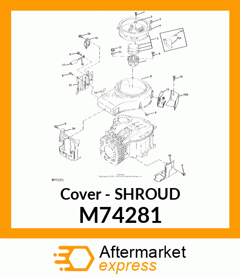 Cover - SHROUD M74281