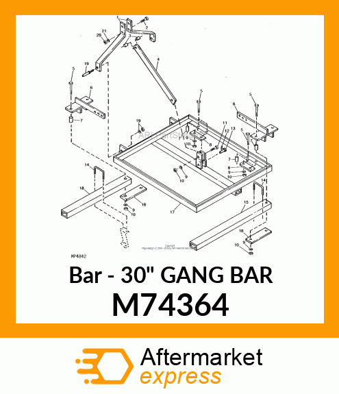 Bar - 30" GANG BAR M74364