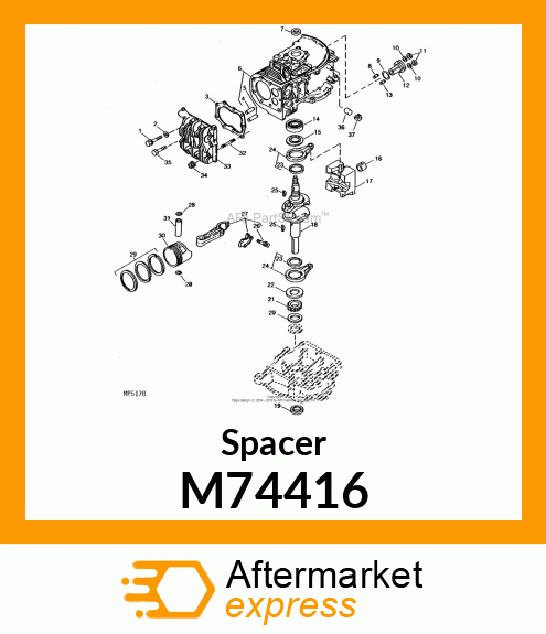 Spacer M74416