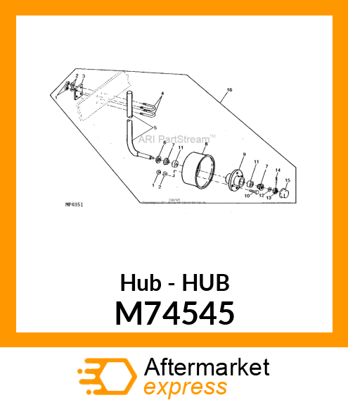 Hub M74545