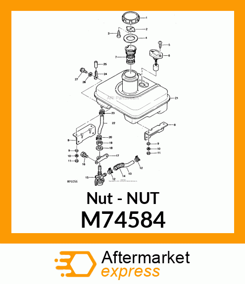 Nut M74584
