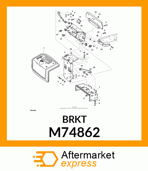 Support - SUPPORT, BATTERY M74862