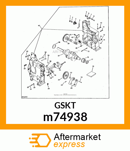 GASKET, FUEL PUMP m74938