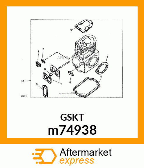 GASKET, FUEL PUMP m74938