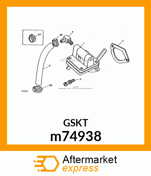 GASKET, FUEL PUMP m74938