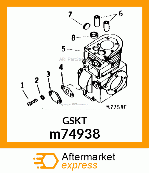 GASKET, FUEL PUMP m74938