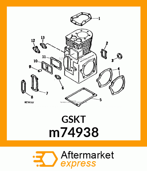 GASKET, FUEL PUMP m74938