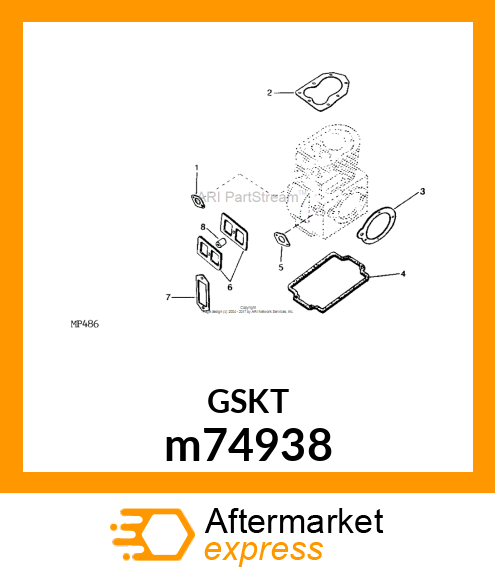 GASKET, FUEL PUMP m74938