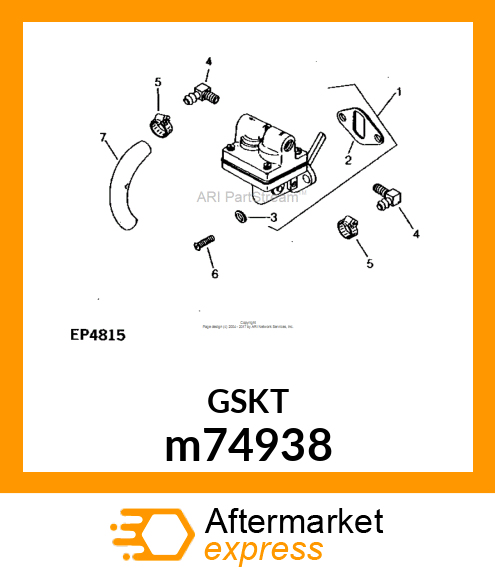 GASKET, FUEL PUMP m74938