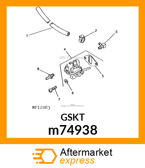 GASKET, FUEL PUMP m74938