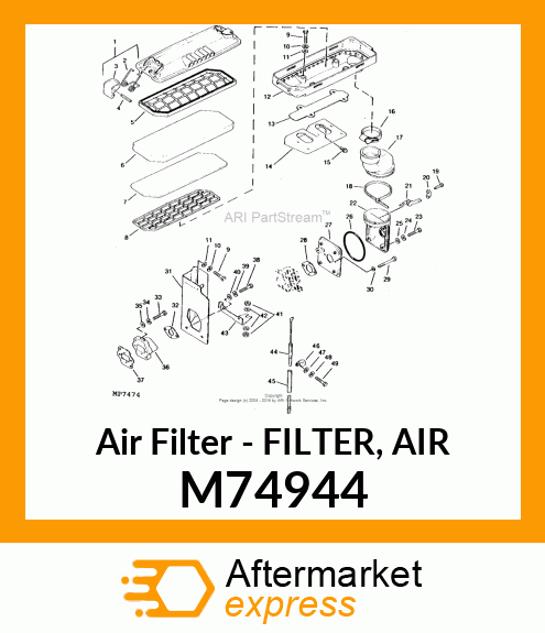 Air Filter - FILTER, AIR M74944