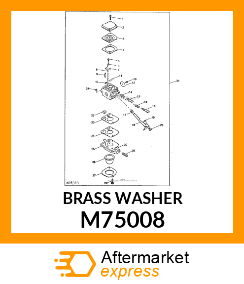 Valve - VALVE, THROTTLE M75008