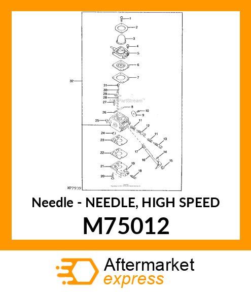 Needle - NEEDLE, HIGH SPEED M75012