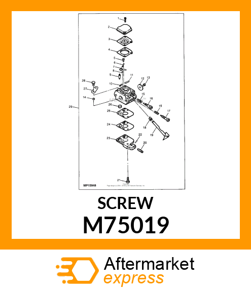 Screw - SCREW M75019