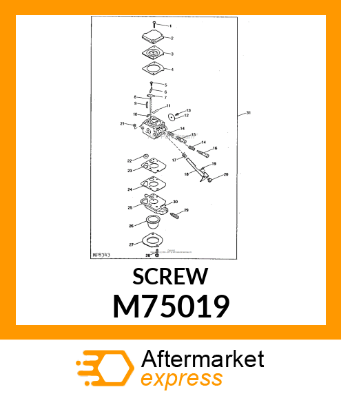 Screw - SCREW M75019