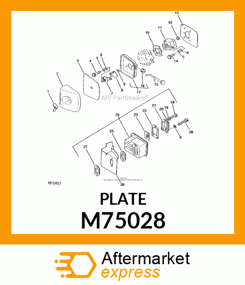 Plate - PLATE, PREVENT M75028