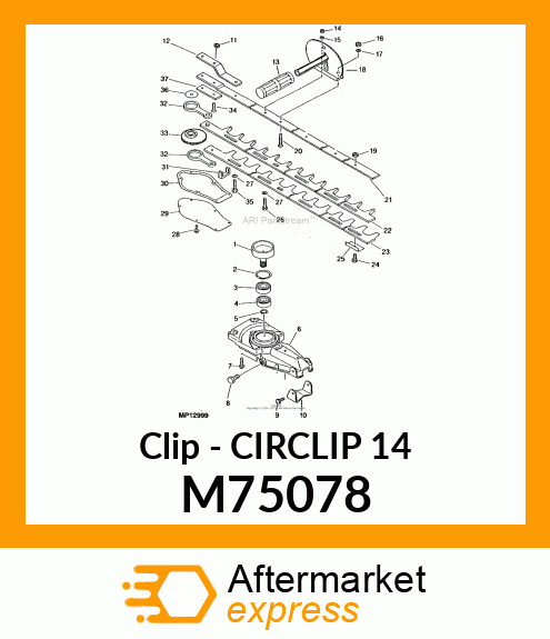 Clip M75078