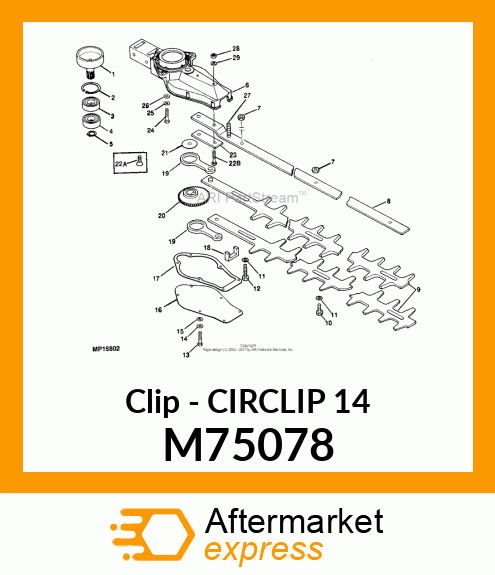 Clip M75078