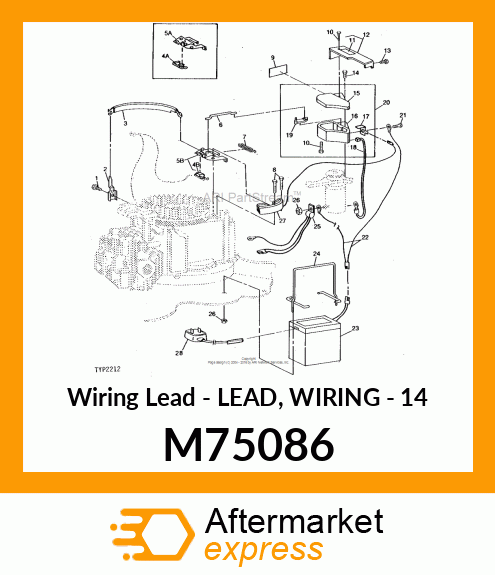 Wiring Lead M75086
