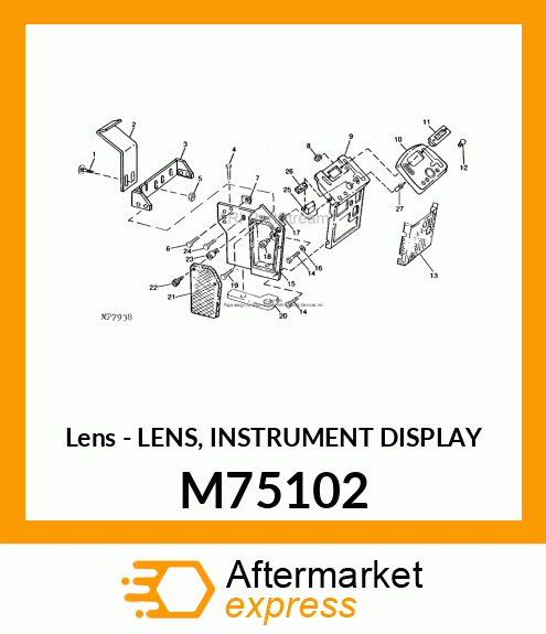 Lens - LENS, INSTRUMENT DISPLAY M75102