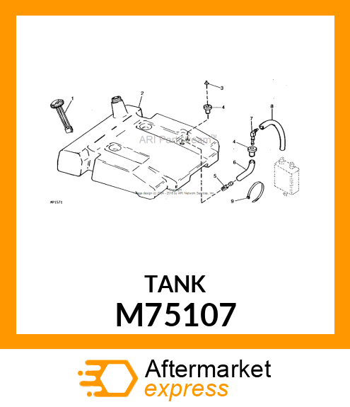 Fuel Tank - TANK, FUEL M75107