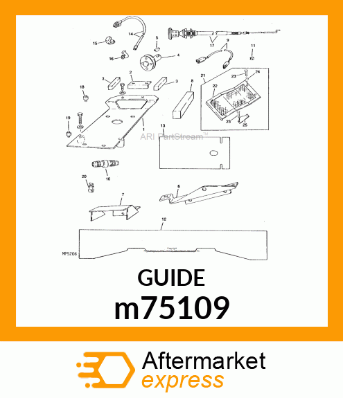 ISOLATOR, FENDER DECK m75109