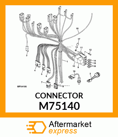 CLIP, LOCKING M75140