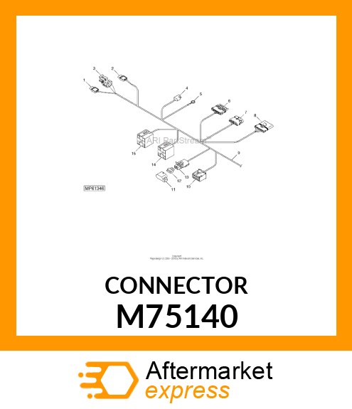 CLIP, LOCKING M75140