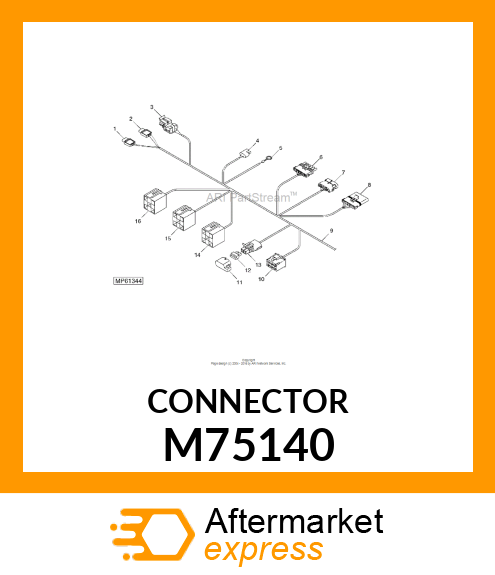 CLIP, LOCKING M75140