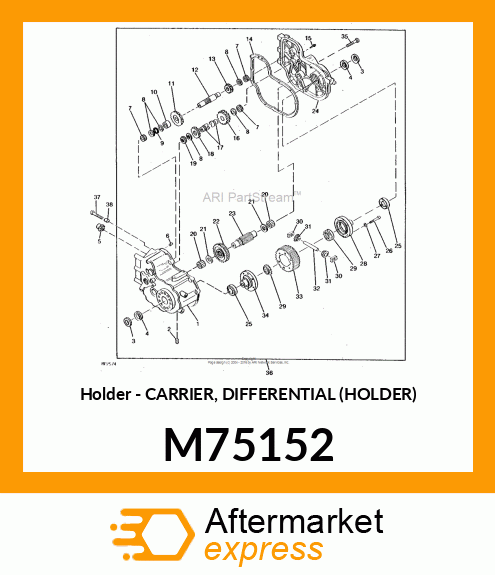 Carrier Differential Holde M75152