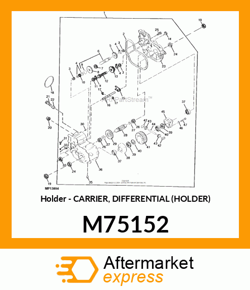 Carrier Differential Holde M75152