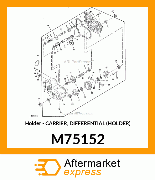 Carrier Differential Holde M75152