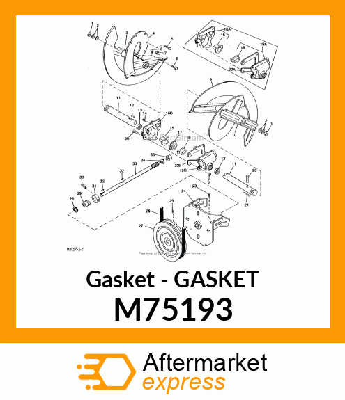 Gasket - GASKET M75193