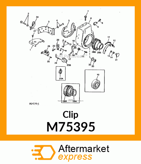 Clip M75395