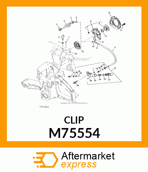 Clip - CLIP, SPRING M75554