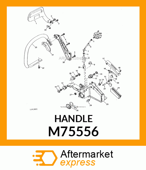 Cover - HANDLE, COVER (Part is Obsolete) M75556