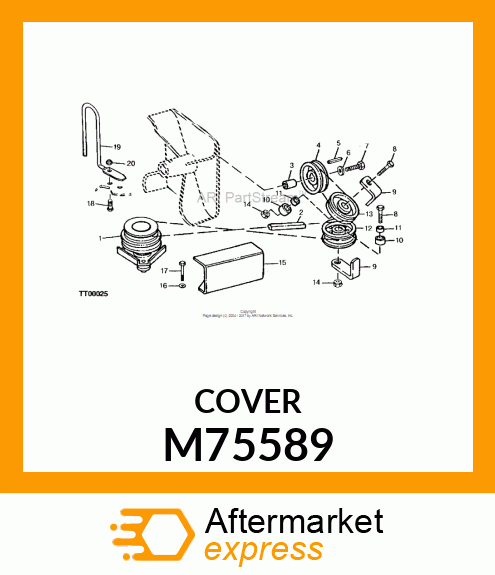 COVER, COVER, BELT M75589