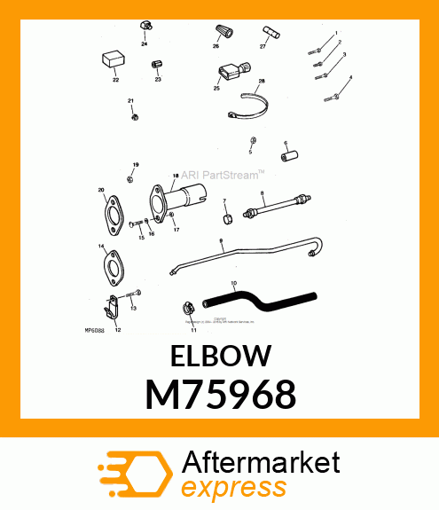 Elbow Fitting - FITTING, 90 DEG. (Part is Obsolete) M75968