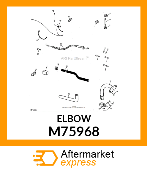 Elbow Fitting - FITTING, 90 DEG. (Part is Obsolete) M75968