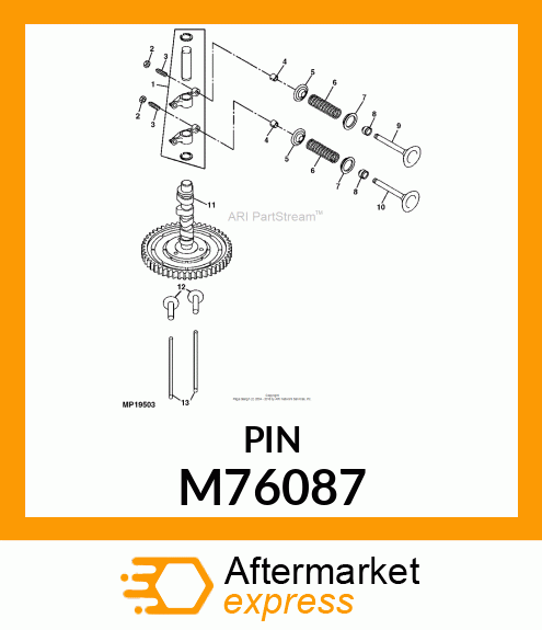 SHAFT, ROCKER M76087