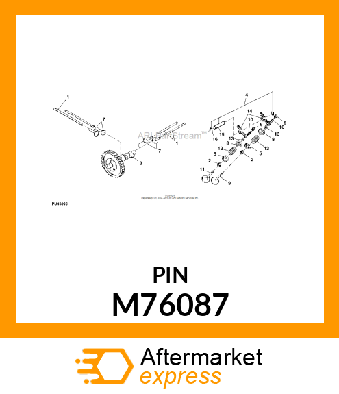 SHAFT, ROCKER M76087