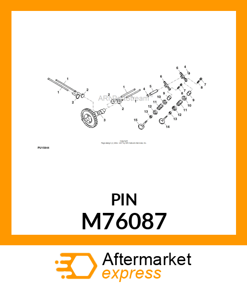 SHAFT, ROCKER M76087