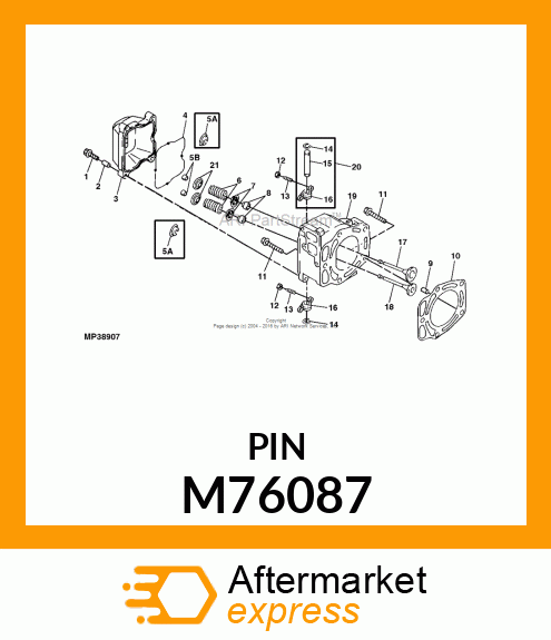 SHAFT, ROCKER M76087