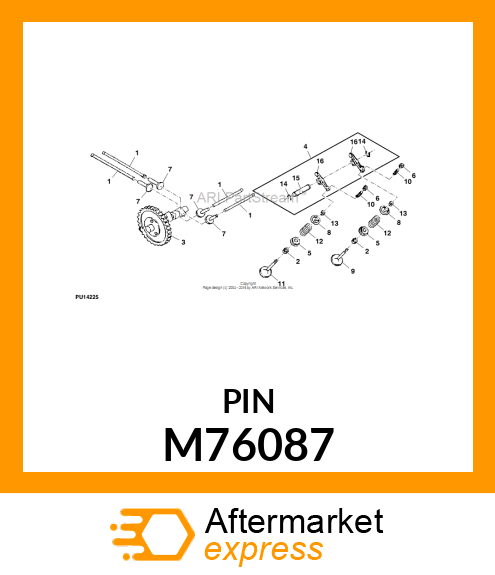 SHAFT, ROCKER M76087